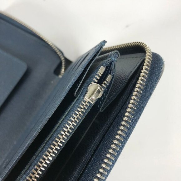 LOUIS VUITTON M30515 Taiga Zippy Organizer Travel Case Zip Around Long Wallet - Picture 13 of 14